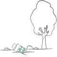 Natural biodegradation